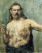 Lovis Corinth Self-portrait with Glass Spain oil painting artist